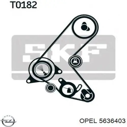 Ролик натяжителя Opel 5636403