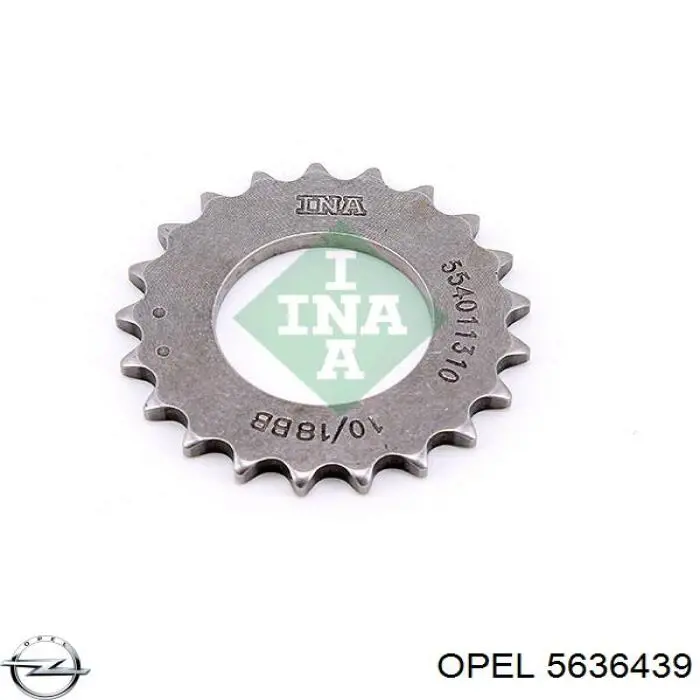 5636439 Opel звездочка-шестерня привода коленвала двигателя