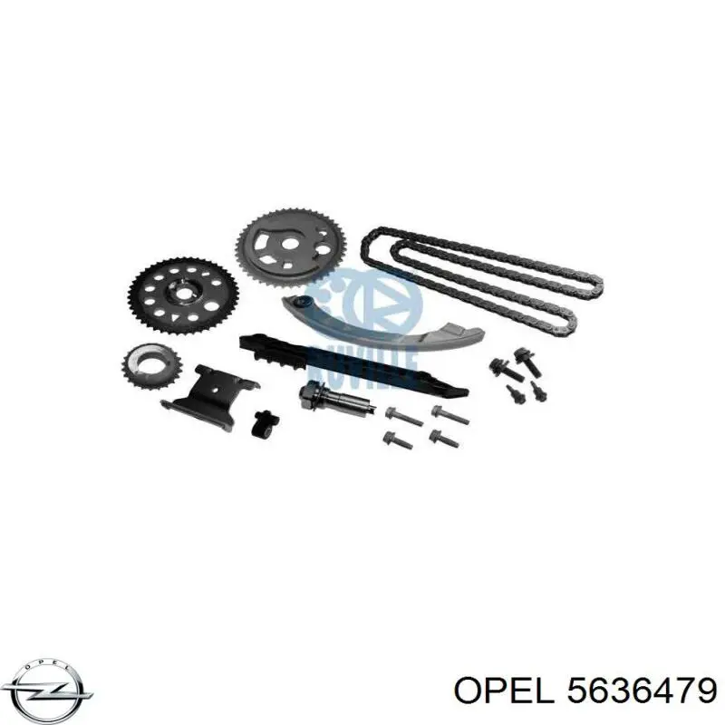 5636479 Opel комплект цепи грм