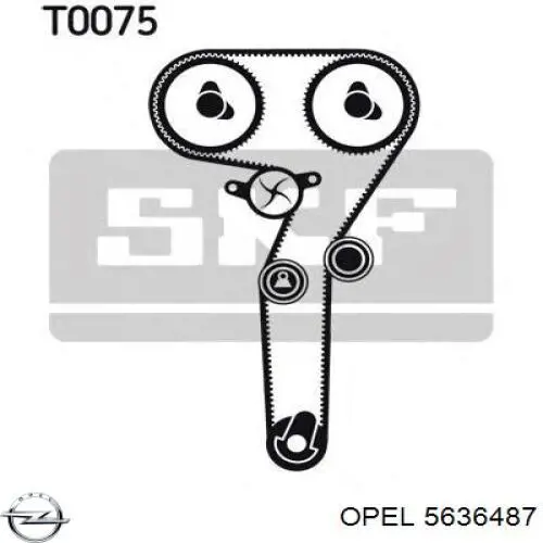 5636487 Opel Ремень двигателя