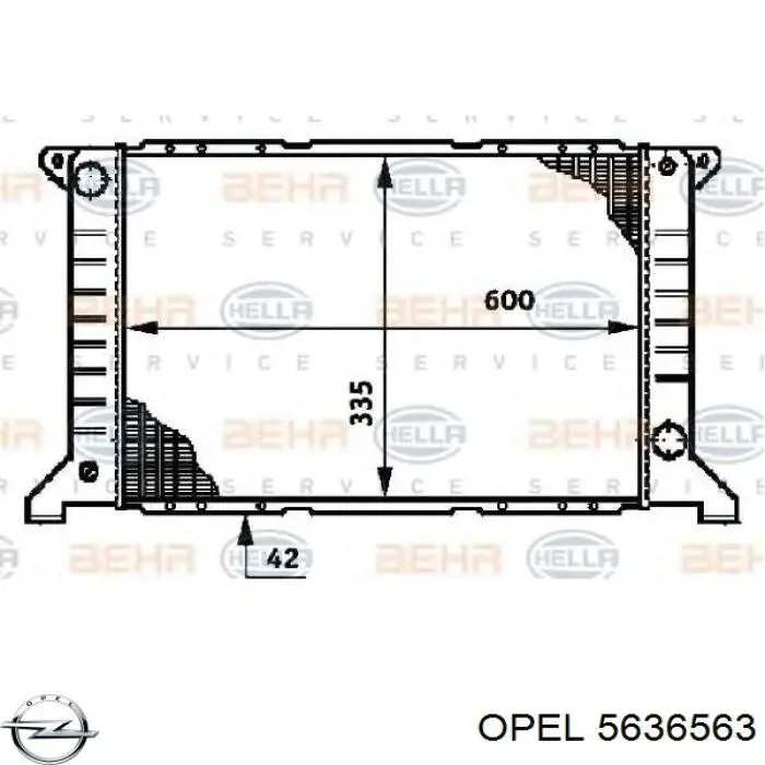 Купить 5636563 Opel Комплект ГРМ