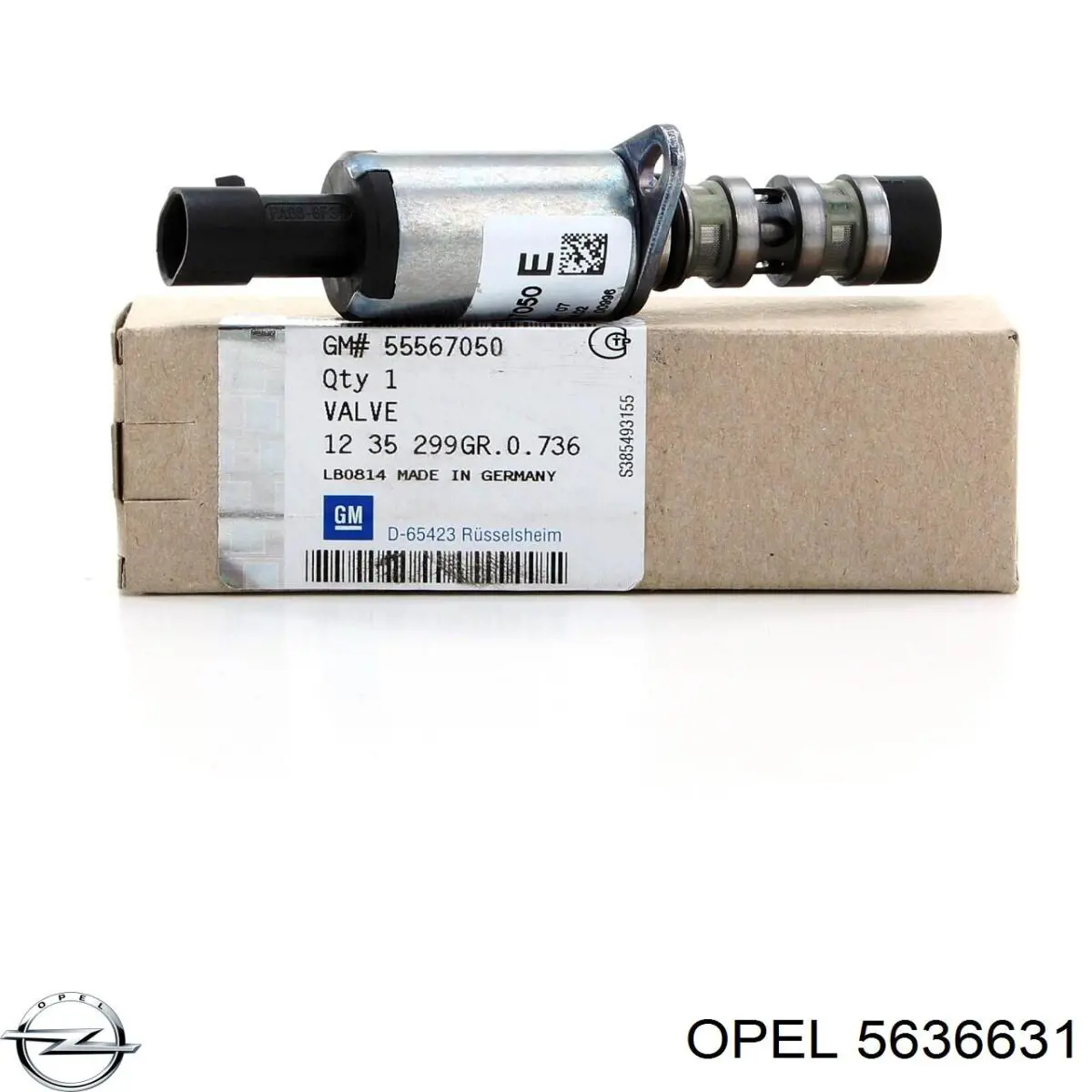 5636631 Opel Звездочка-шестерня распредвала двигателя, выпускного