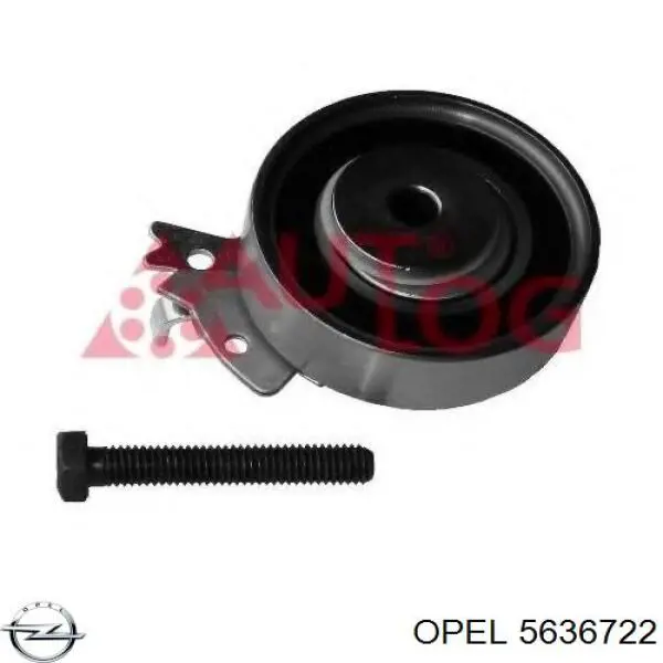 Ролик натяжителя ремня газораспределения Opel 5636722 цена, от 14.11 USD