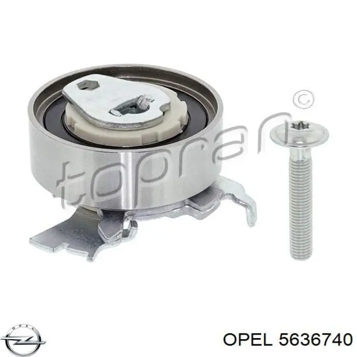 Купить 5636740 Opel Натяжитель ремня ГРМ