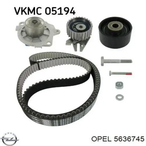 5636745 Opel Ролик натяжителя ремня ГРМ