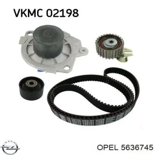 Ролик натяжителя ремня газораспределения Opel 5636745 цена, от 32.31 USD