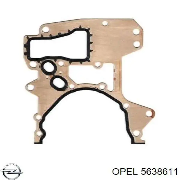 5638611 Opel прокладка передней крышки двигателя