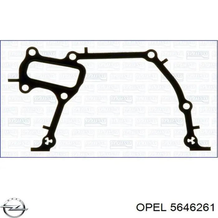 5646261 Opel прокладка передней крышки двигателя