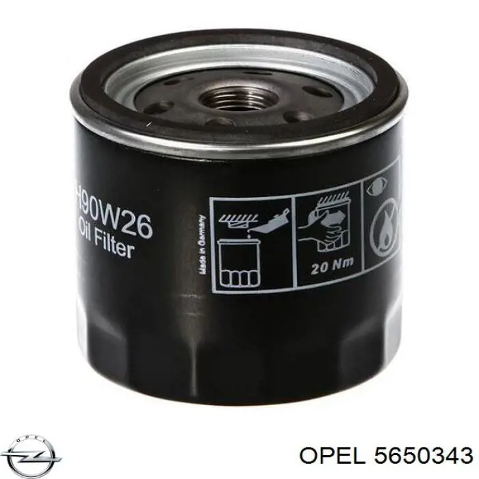 5650343 Opel масляный фильтр