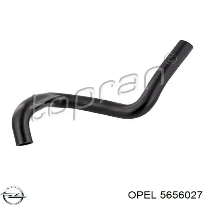 5656027 Opel патрубок вентиляции картера (маслоотделителя)