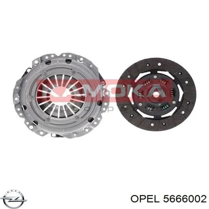 Комплект сцепления (3 части) Opel 5666002 цена, от 3.66 USD