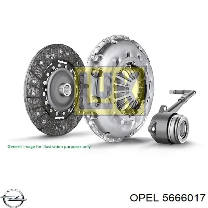 Лепестковая корзина сцепления Opel 5666017 цена, от 57.25 USD