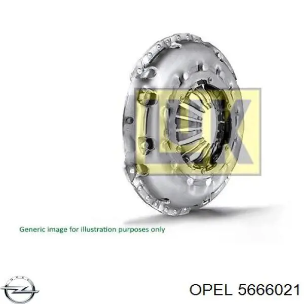 Лепестковая корзина сцепления Opel 5666021 цена, от 43.44 USD