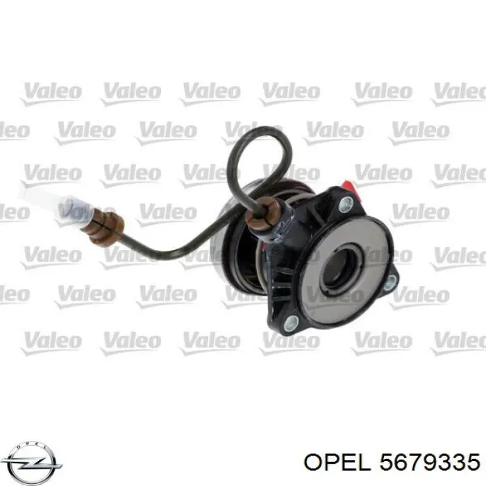 5679335 Opel Цилиндр сцепления рабочий в сборе с выжимным подшипником