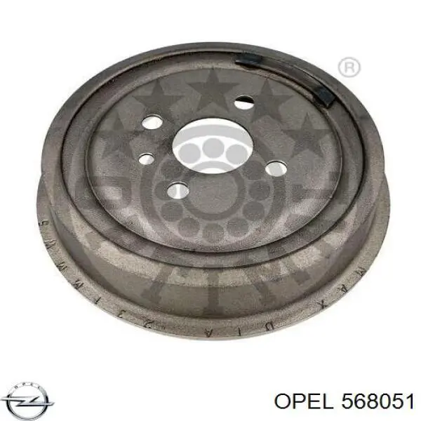 Тормозной барабан 568051 Opel