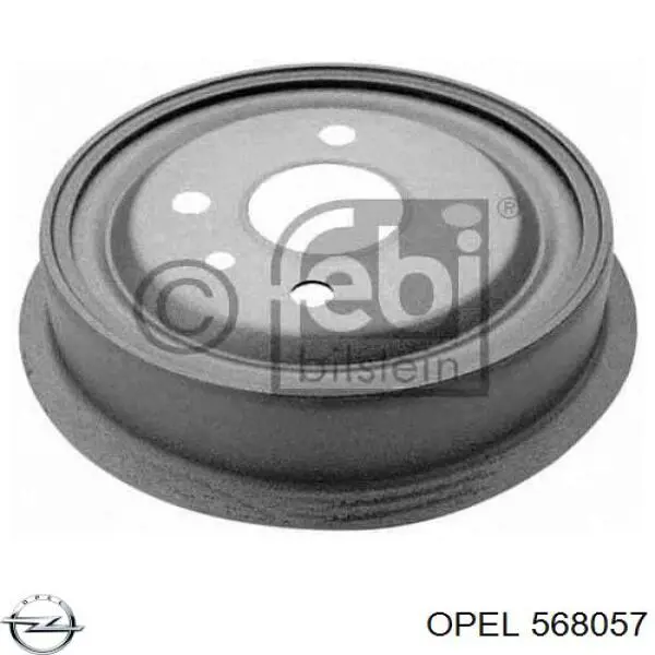 568057 Opel барабан тормозной задний