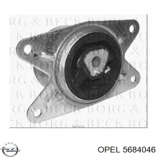 Левая подушка двигателя 5684046 Opel