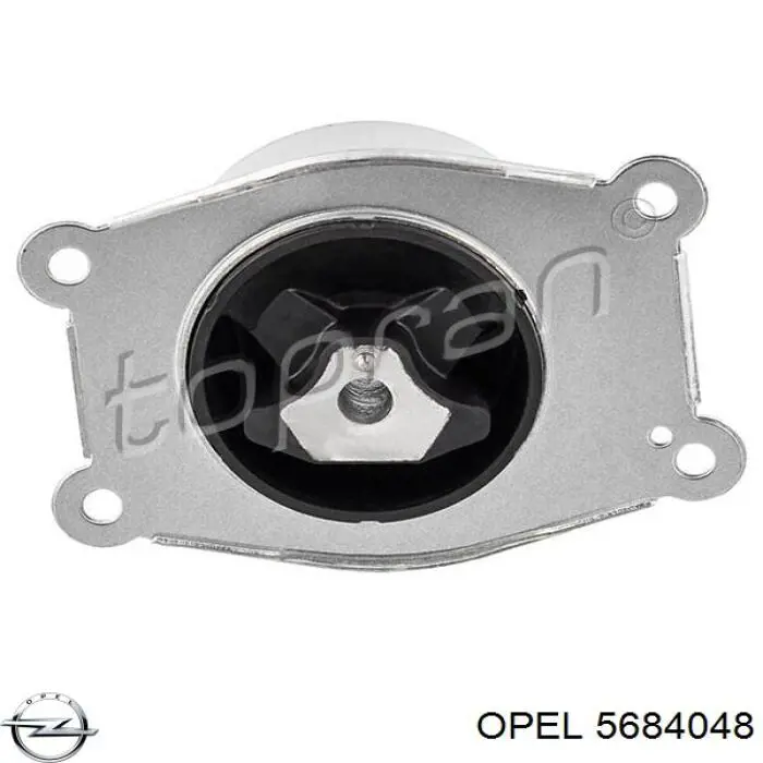 5684048 Opel Подушка (опора) двигателя, левая
