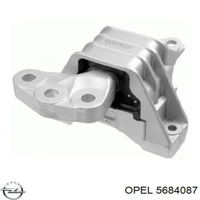 5684087 Opel подушка (опора двигателя правая)