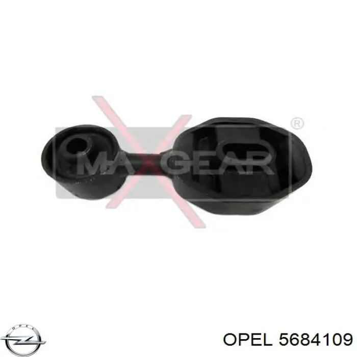 5684109 Opel подушка (опора двигателя задняя)