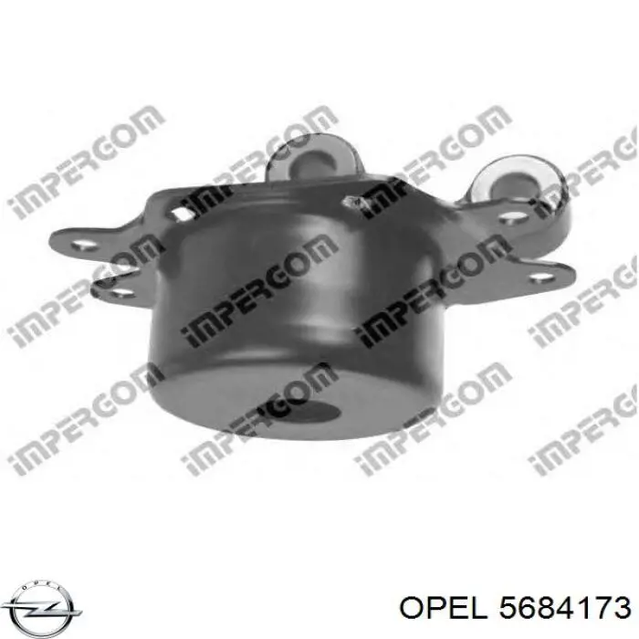 Гидроопора двигателя левая Opel 5684173 цена, от 73.55 USD