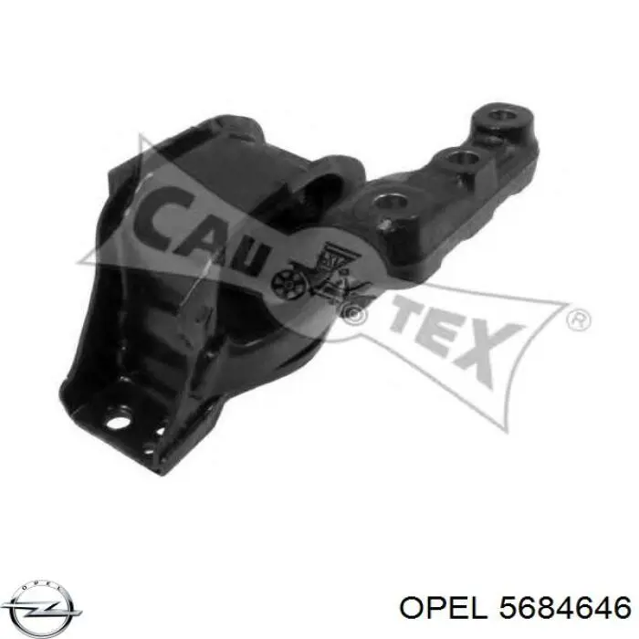Правая подушка двигателя 5684646 Opel