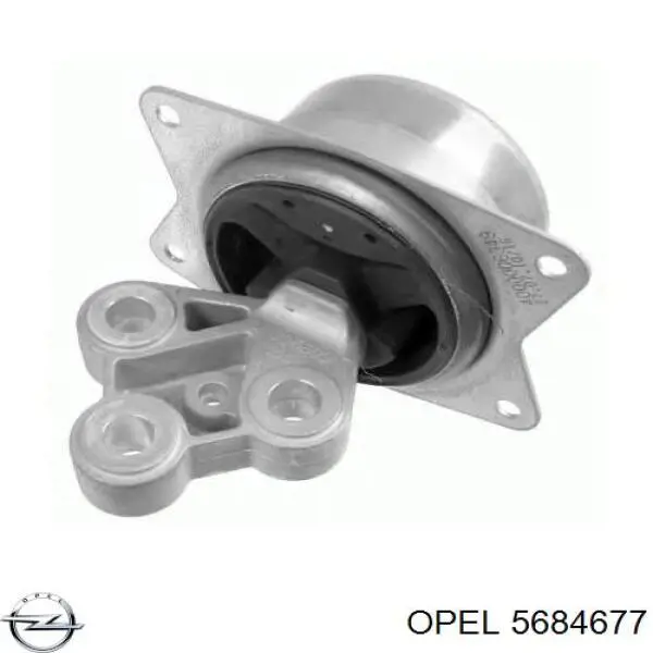 Левая подушка двигателя 5684677 Opel