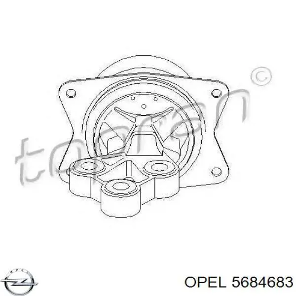 Левая подушка двигателя 5684683 Opel