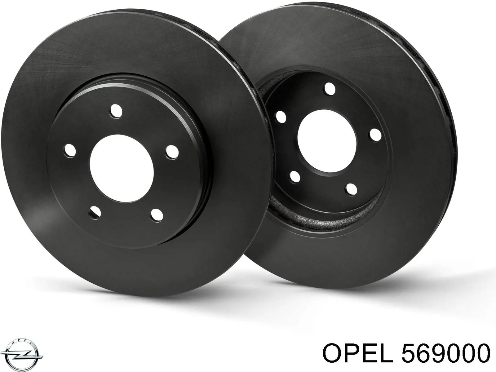 569000 Opel диск тормозной передний