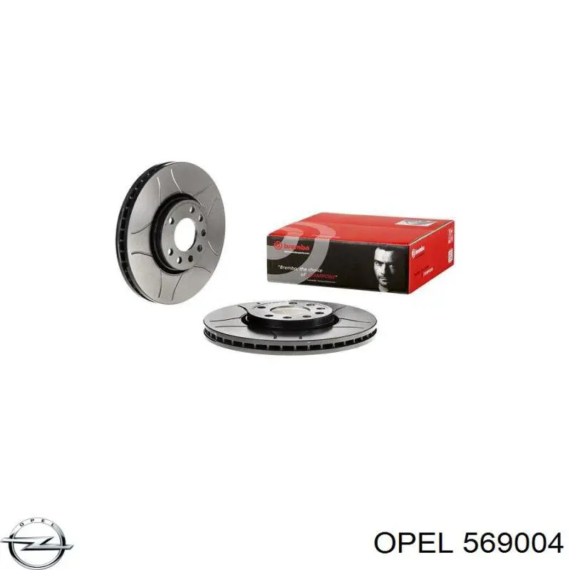 Тормоз дисковый передний Opel 569004 цена, от 46.79 USD