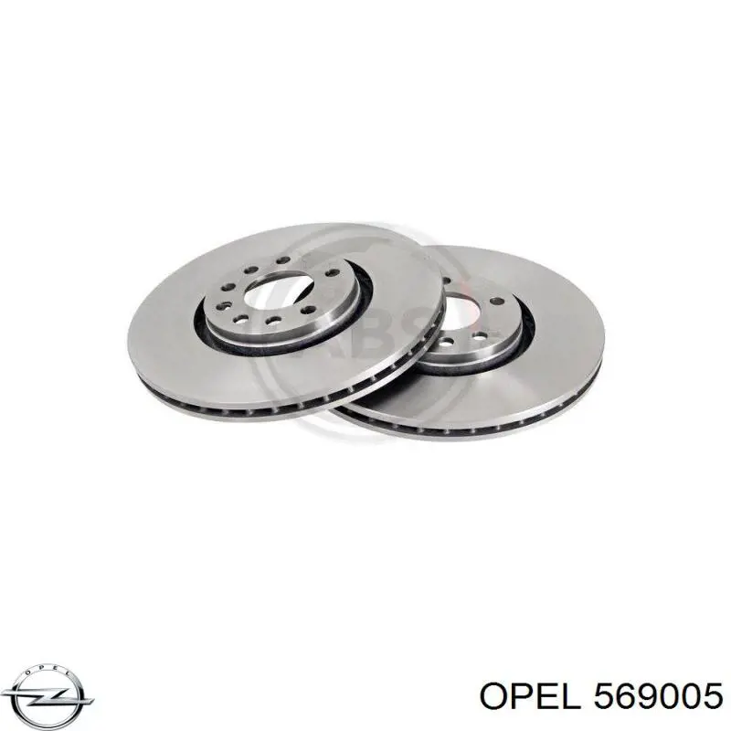 Купить 569005 Opel Ротор тормозной
