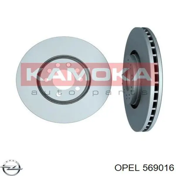 Тормоз дисковый передний Opel 569016 цена, от 47.49 USD