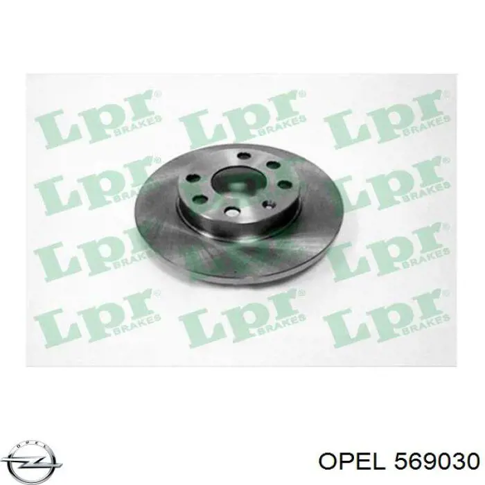 Купить 569030 Opel Ротор тормозной