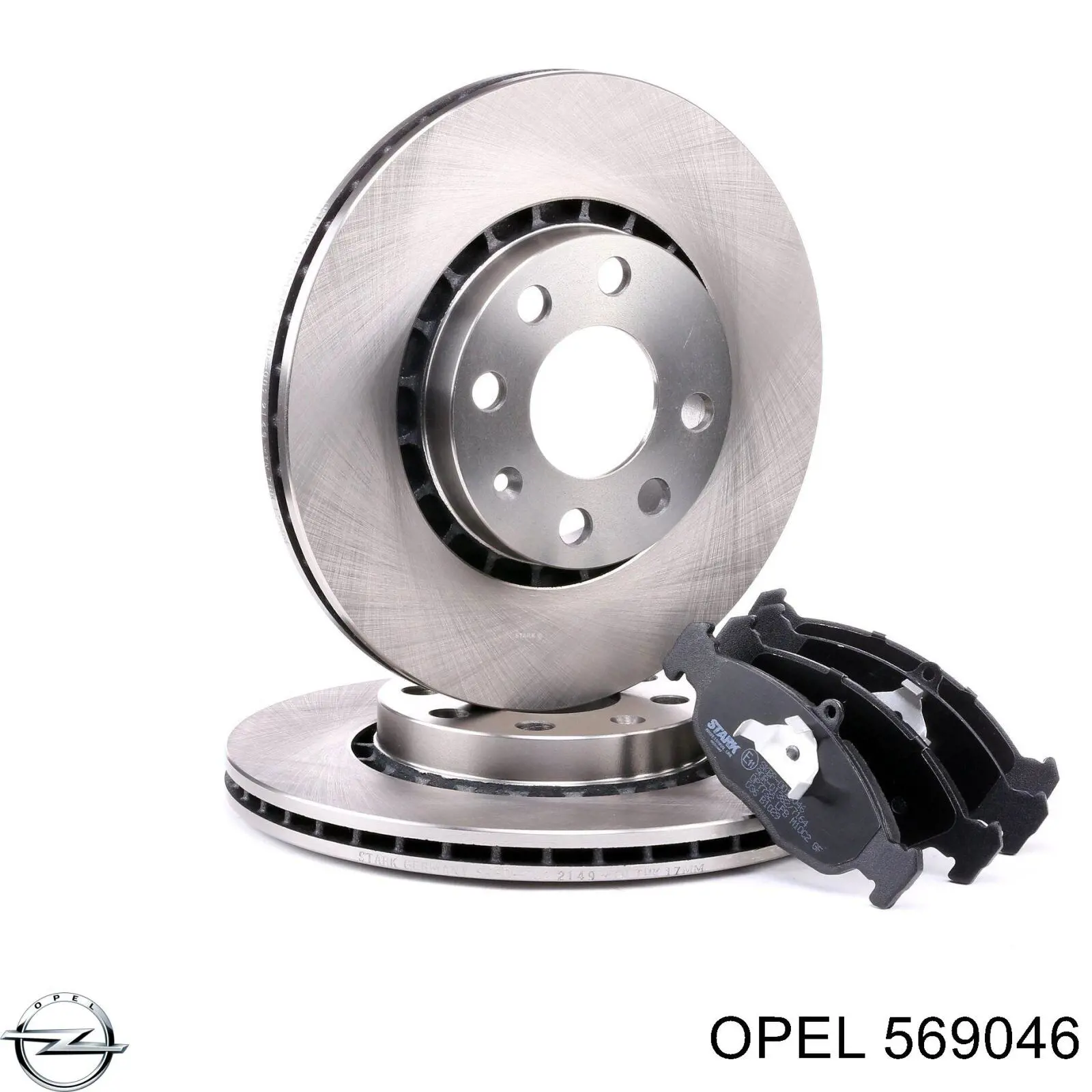 Тормоз дисковый передний Opel 569046 цена, от 28.15 USD