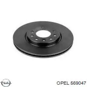 Тормоз дисковый передний Opel 569047 цена, от 45.15 USD