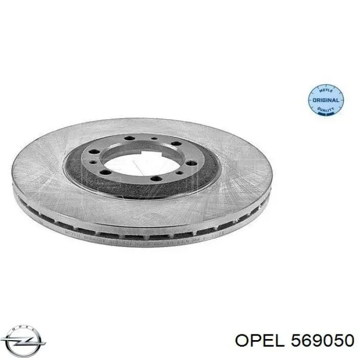 Тормоз дисковый передний Opel 569050 цена, от 39.32 USD