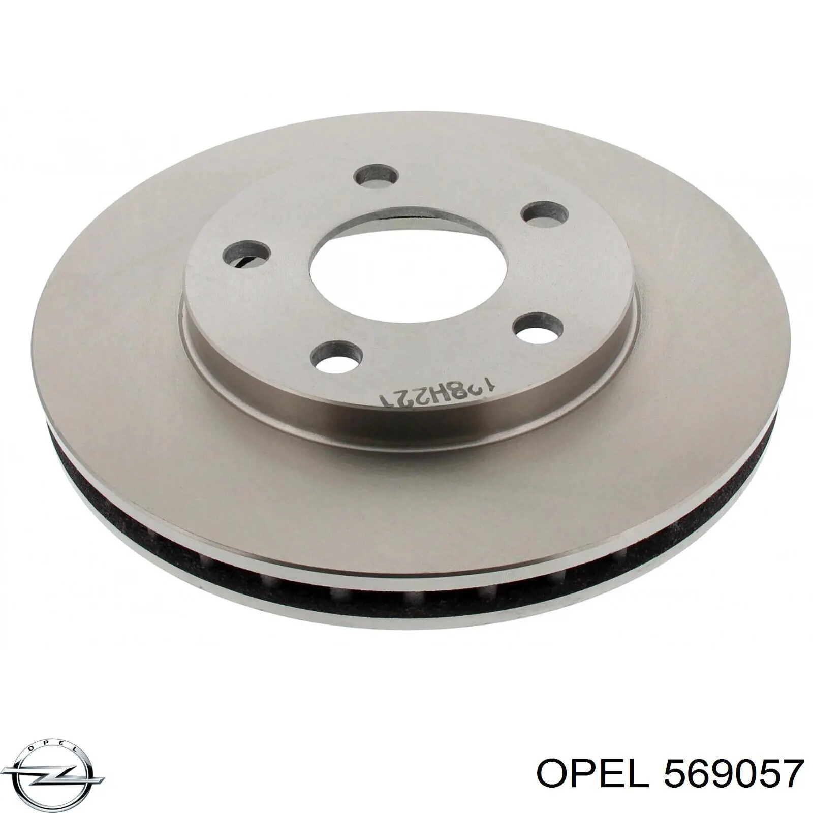 Передние тормозные диски 569057 Opel
