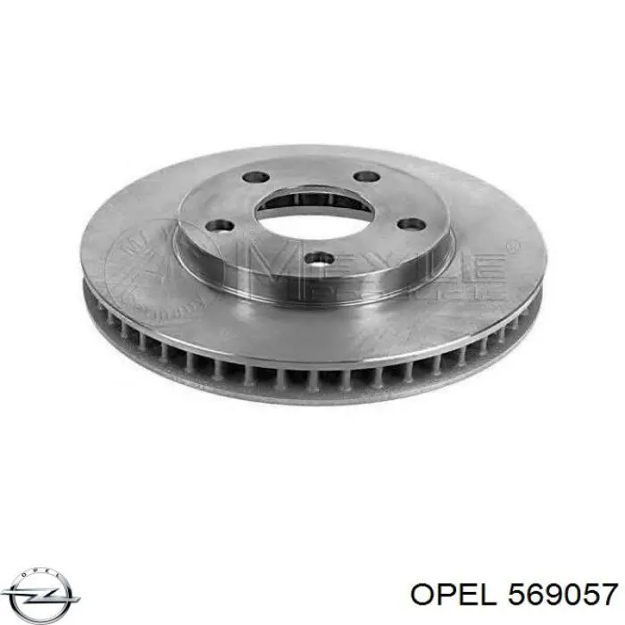 Купить 569057 Opel Ротор тормозной