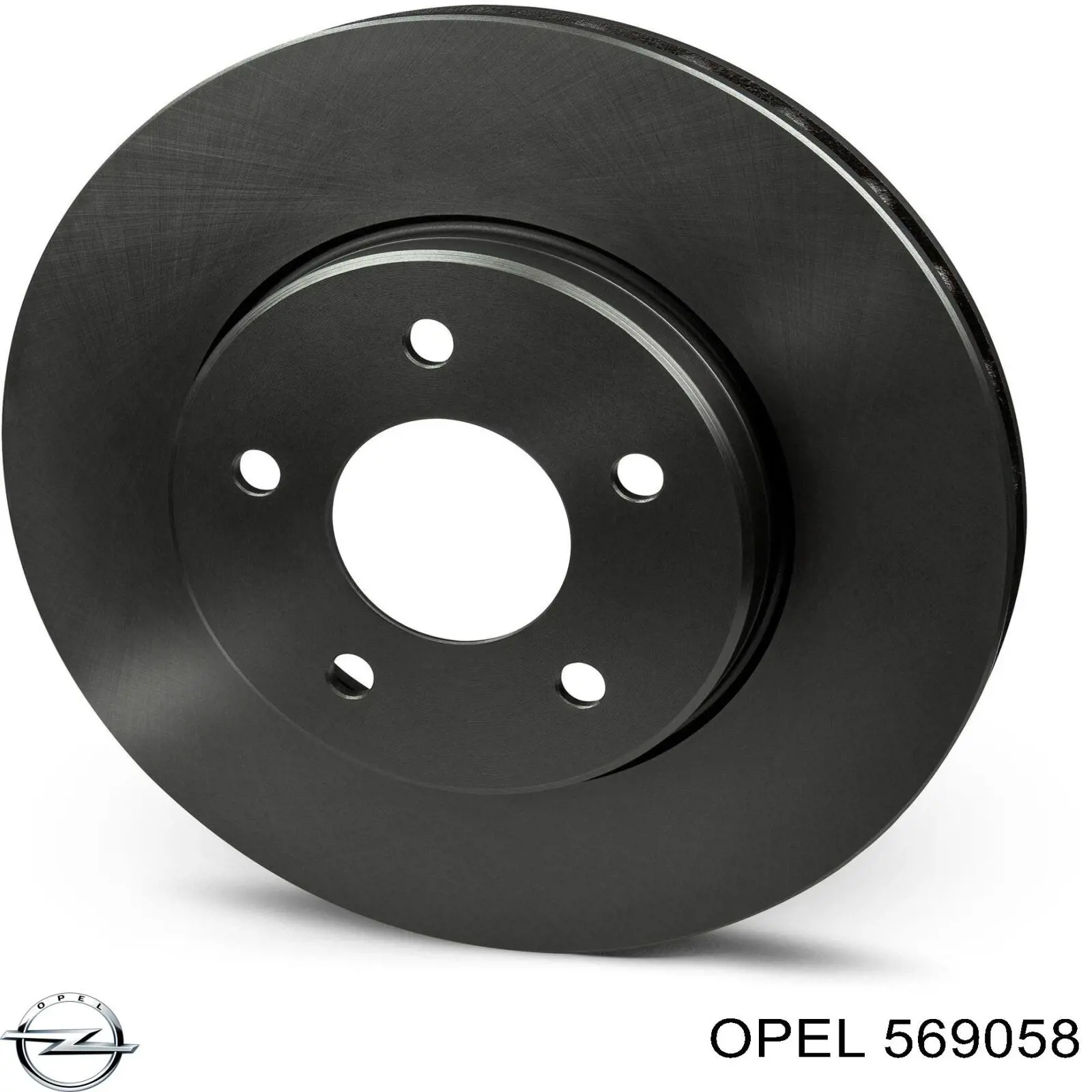 569058 Opel диск тормозной передний