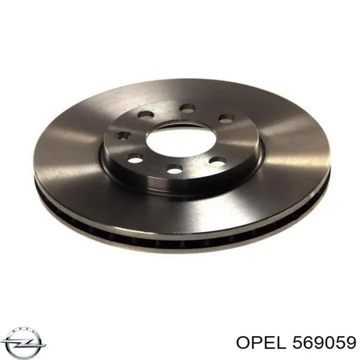 Купить 569059 Opel Ротор тормозной