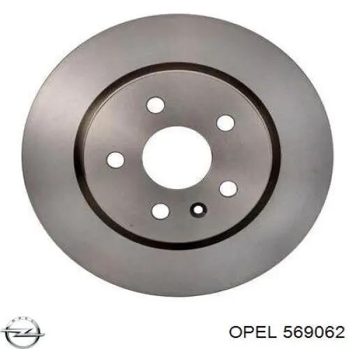 Купить 569062 Opel Диск тормозной задний