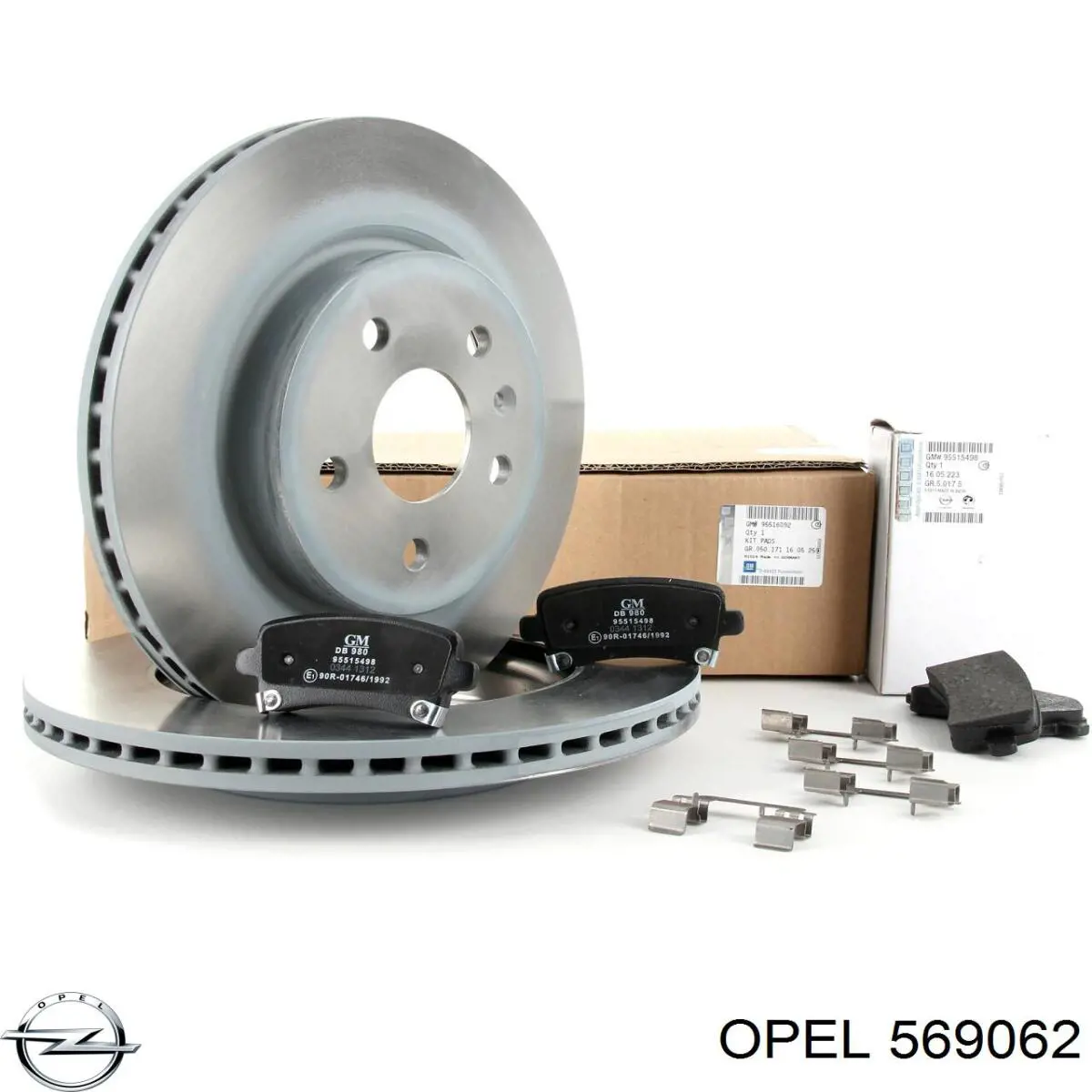 569062 Opel Дисковый тормоз