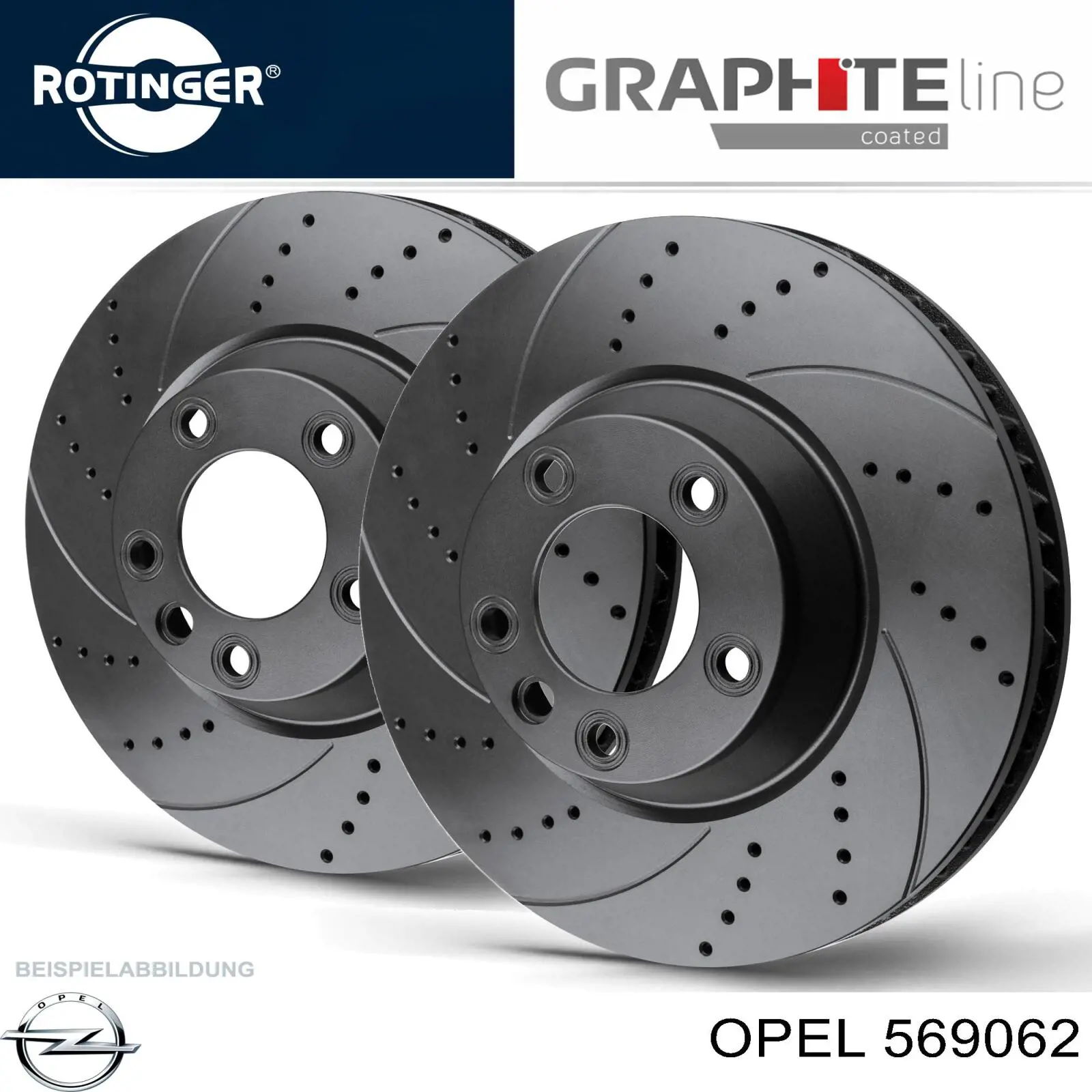Задний тормозной диск Opel 569062 цена, от 52.28 USD