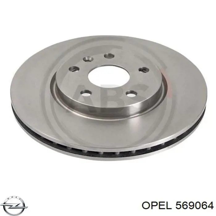 Купить 569064 Opel Ротор тормозной
