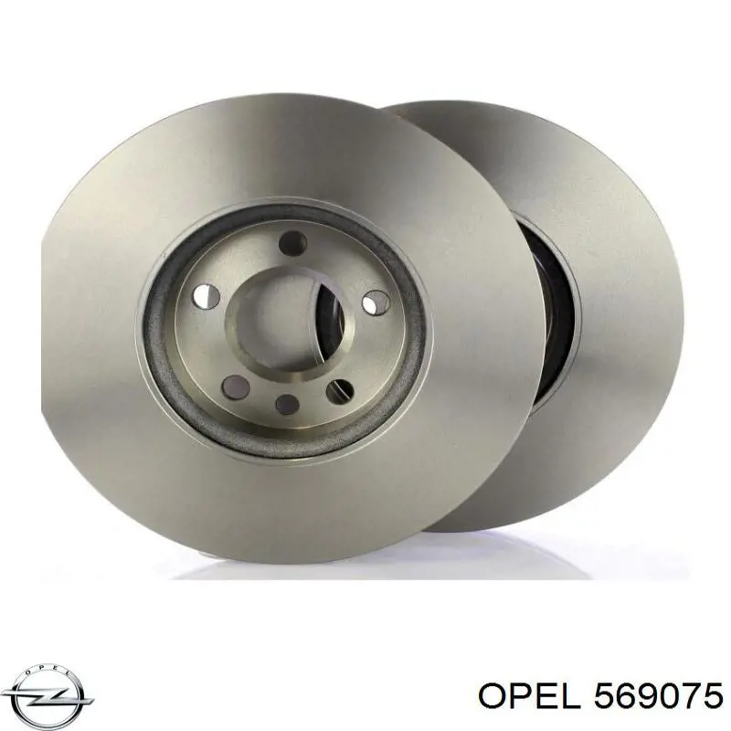 569075 Opel Дисковый тормоз