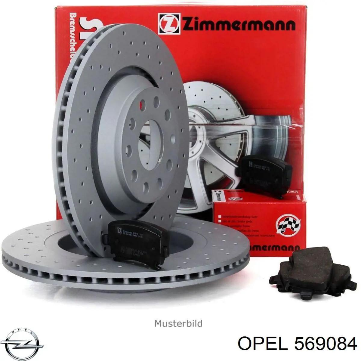 Купить 569084 Opel Ротор тормозной