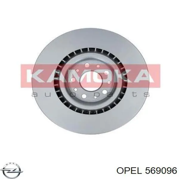 569096 Opel диск тормозной передний