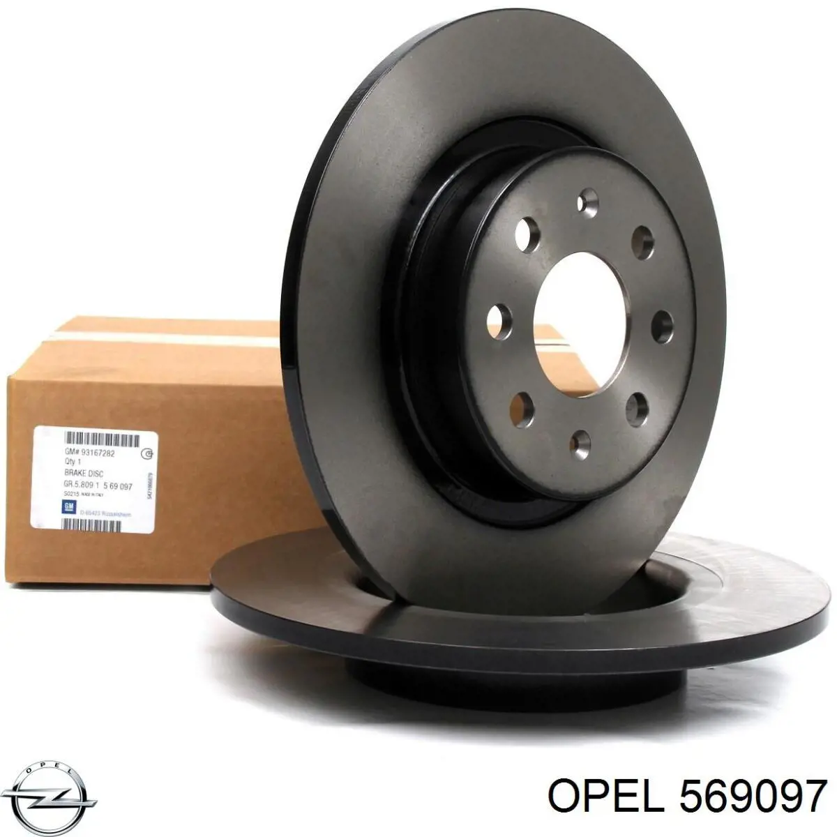 Задний дисковый тормоз Opel 569097
