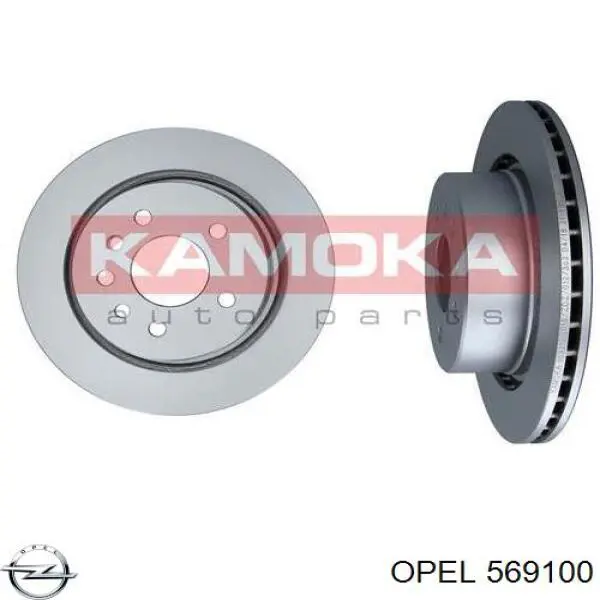 Тормозные диски 569100 Opel