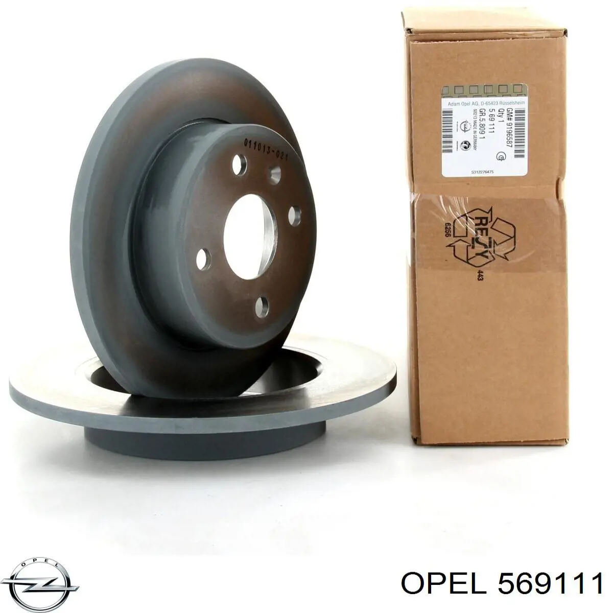 Задний тормозной диск Opel 569111 цена, от 22.15 USD